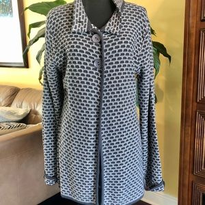 Simply Irresistible gray & white sweater - Large
